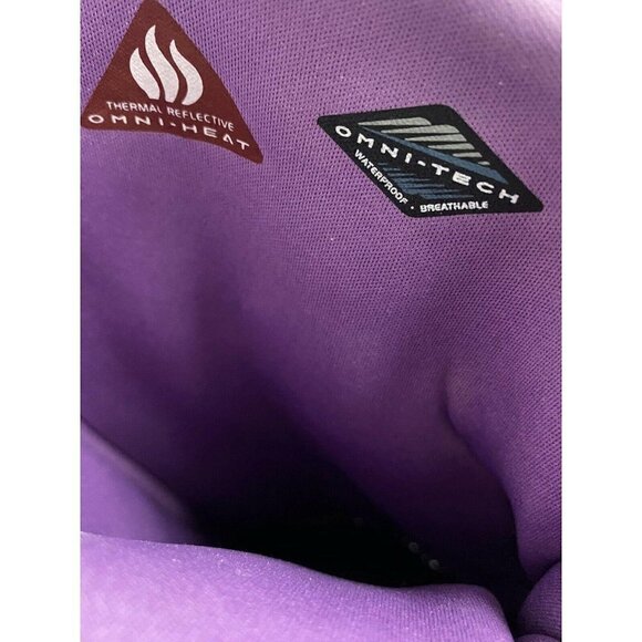 Columbia Loveland Omni-Heat Waterproof Winter Boots Youth 5 Winter Cool Grey New - Picture 11 of 12